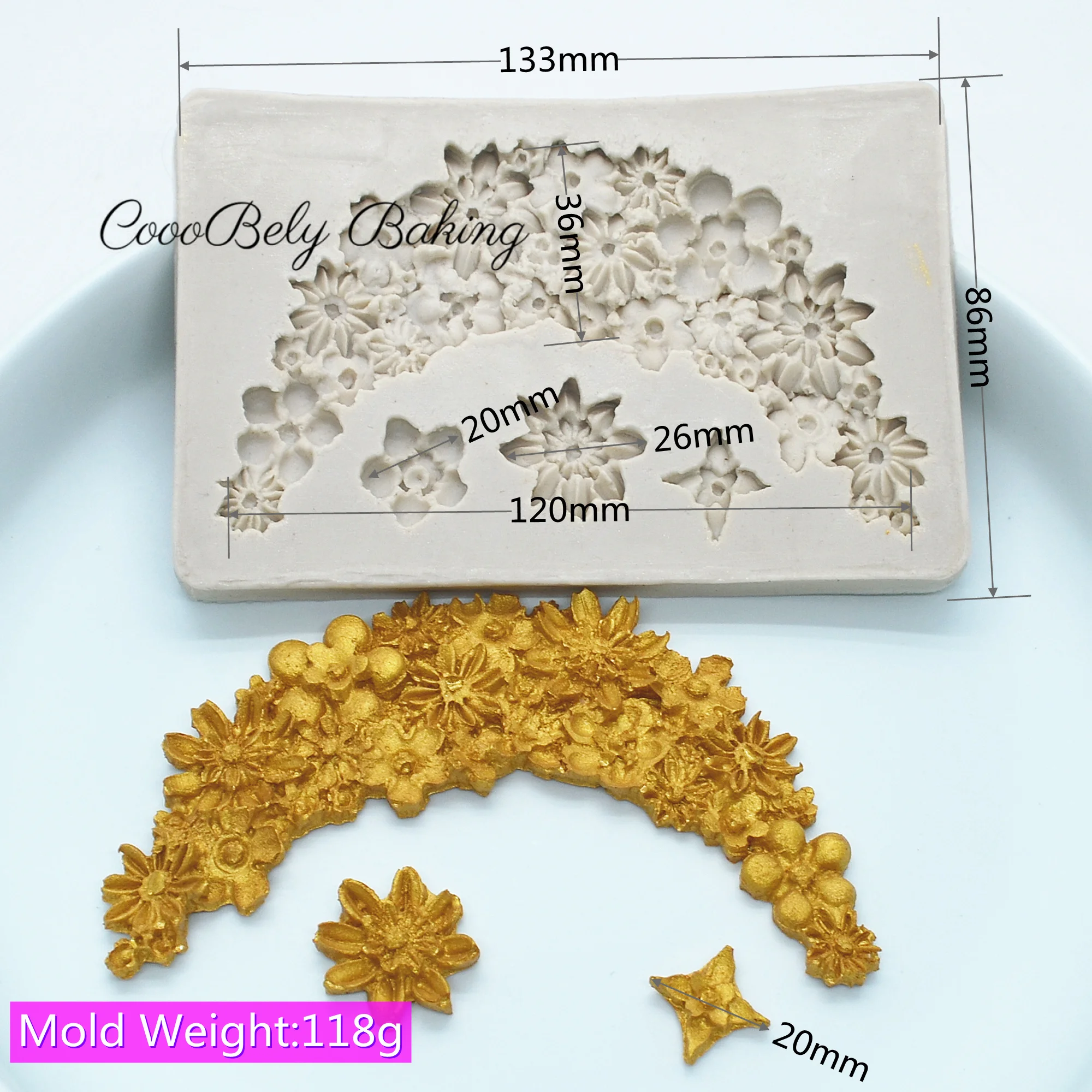 DIY Flowers Silicone Molds For Baking Cake Chocolate Mold Wedding Cake Decorating Tools Fondant Sugarcraft Cake Molds