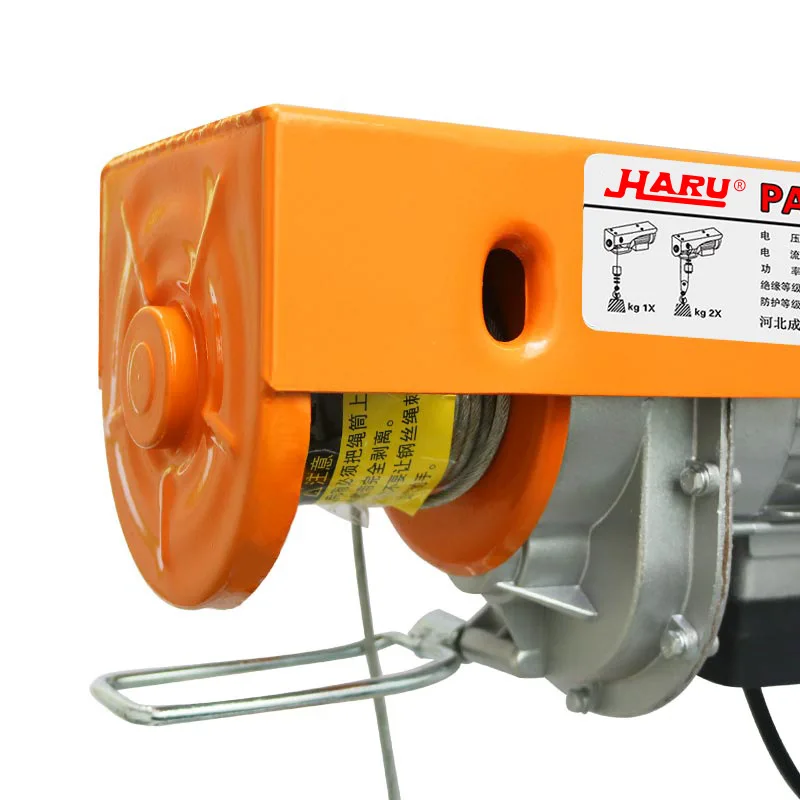 Electric Winch Hoist Crane 12M Auto Lift Multi-function Electric Hoist Household Garage Winch