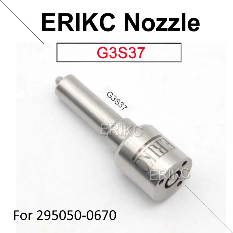 ERIKC G3S37 Nozzle Oil Burner Fuel Dispenser Sprayer Diesel Fuel Spray Injector 295050-0670 nozzle G3S37 For DENSO