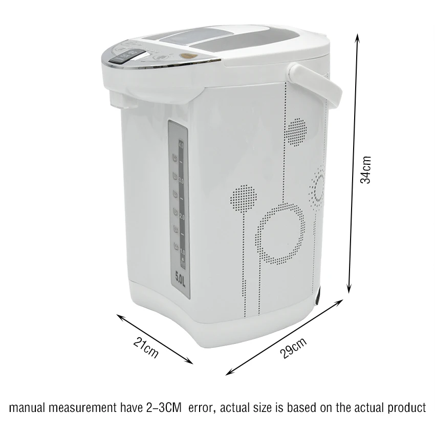 5L 850W Household 304 Stainless Steel Automatic Intelligent Keep Warm Electric Air Pot Burning Water Bottle Water Boiler Kettle