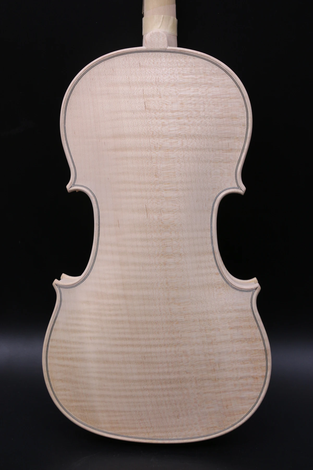 

Unfinished 4/4 Violin Handmade Violin Stradivari Model Flame Maple Spruce #3242