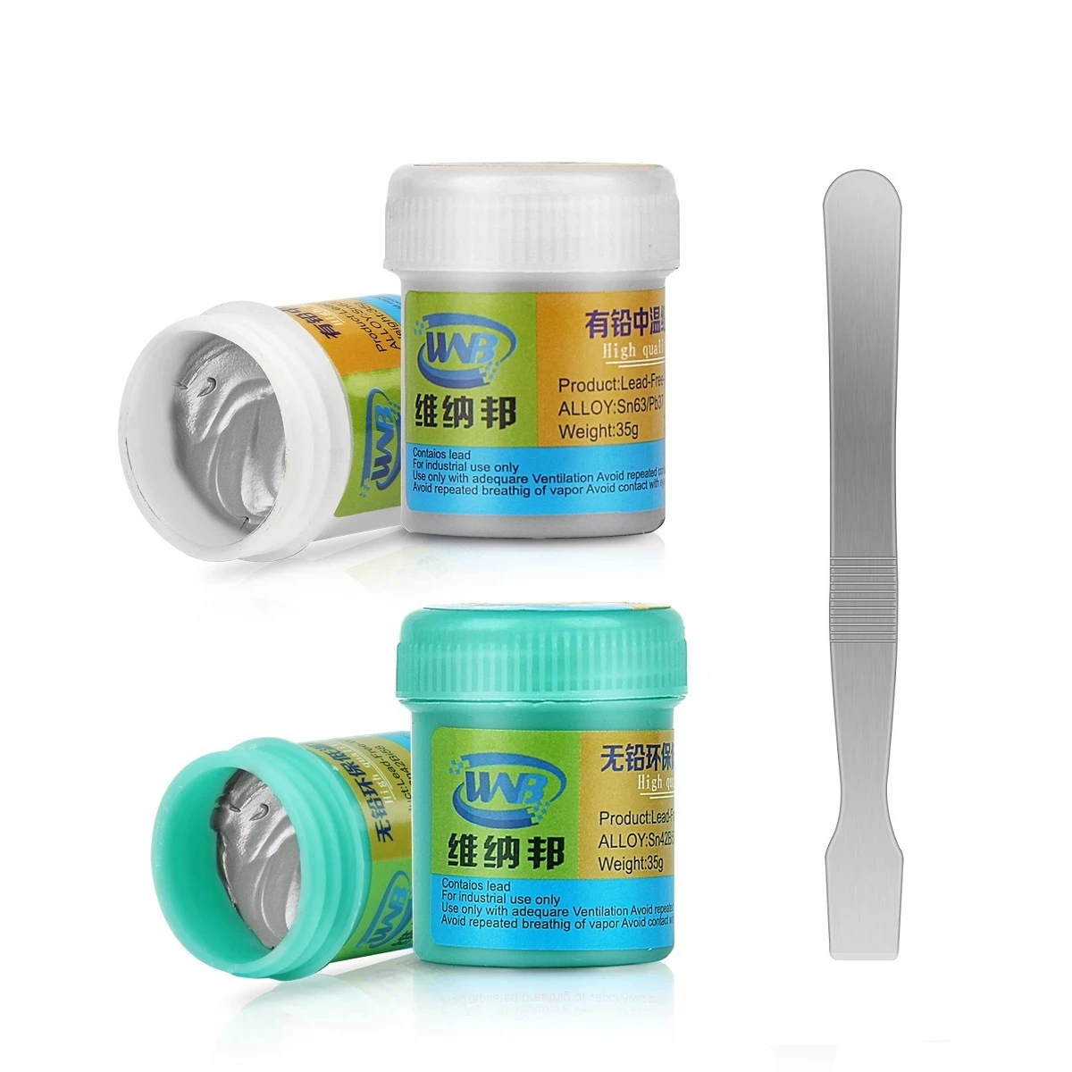 35g Soldering Paste 183℃/138℃ Melting Point Liquid Stencil Welding Tin Paste Solder Flux Repair Phone CPU/Motherboard Tools