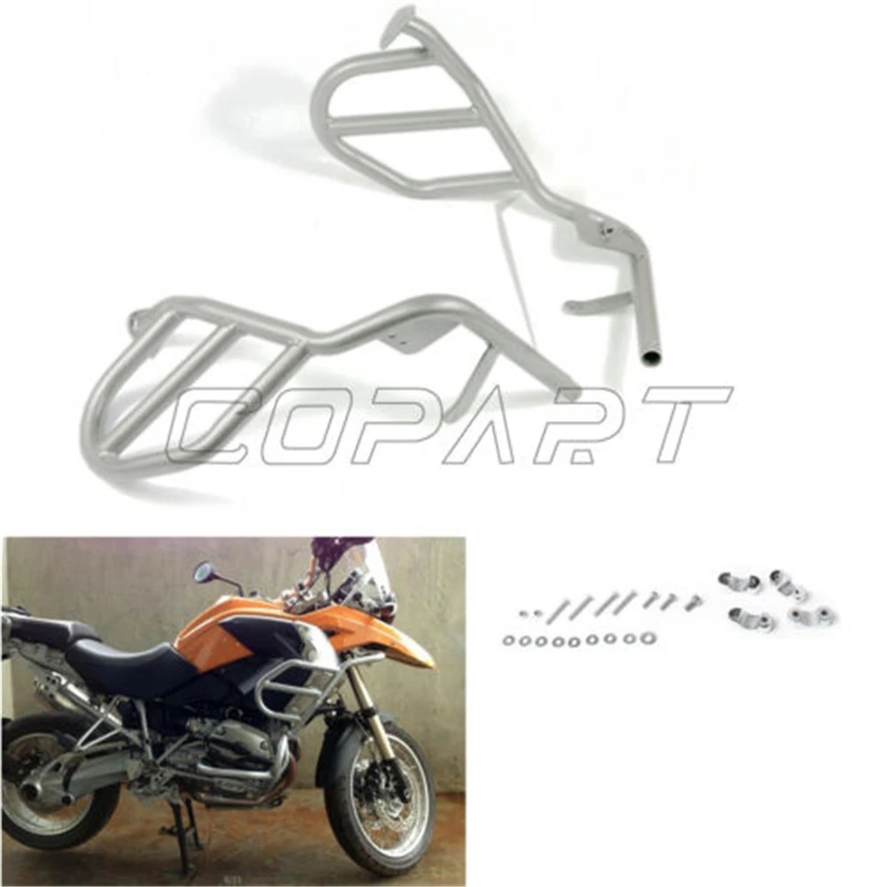 For BMW R1200GS R1200 GS R 1200 GS 2004-2012 2011 Motorcycle Upper&Lower Engine Guard Crash Bar Bumper Stunt Cage Protection