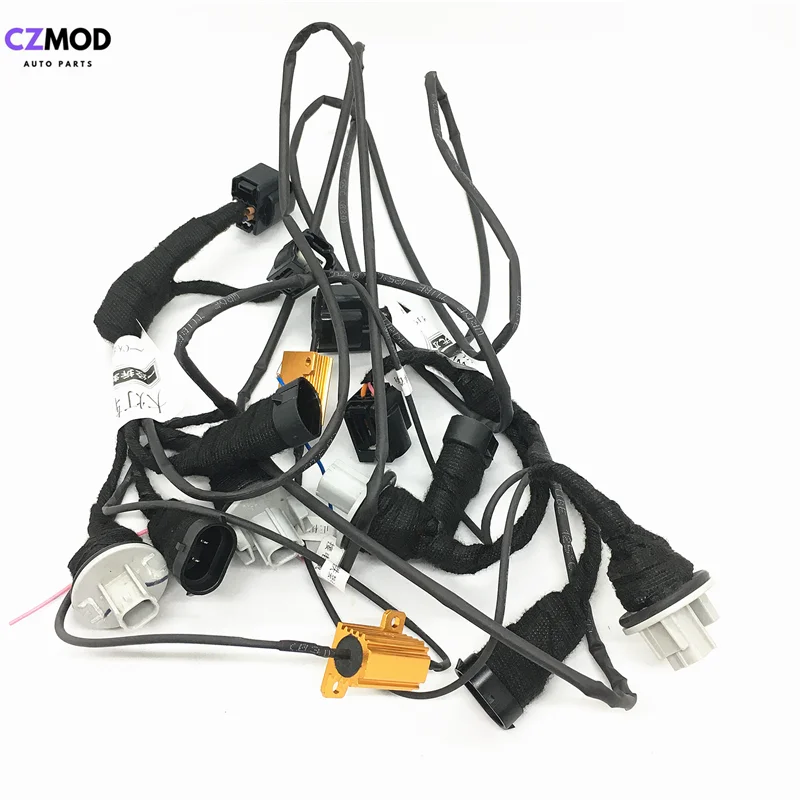 Car Headlight Modification Upgrade Transfer Wire Harness Headlamp For Honda JADE From 13-16 LED To 17-20 LED Plug And Play