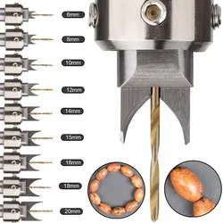 Outils de travail de calcul de mèche de toupie de coupe, perles en bois ovales, perceuse, fraise pour le bois