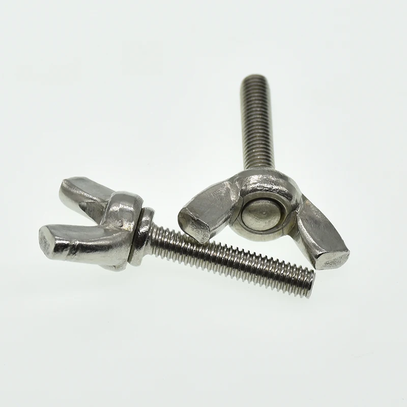 M3 M4 M5 M6 M8 M10 DIN316 Butterfly Bolt 304 Stainless Steel  Wing Bolt Thumb Wing Screw Claw Hand Tighten Screws