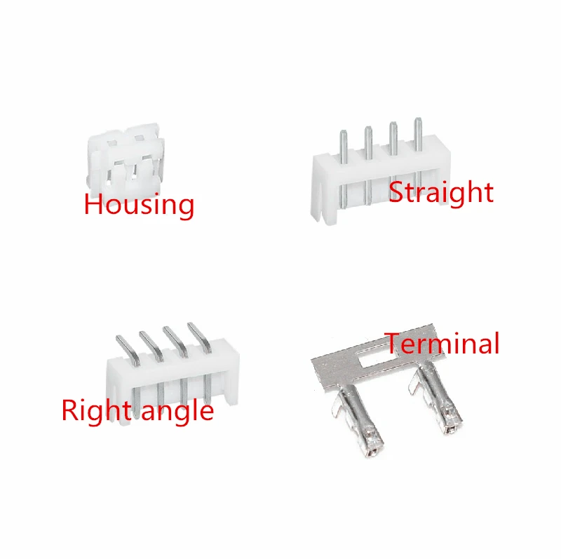 EH2.54 2.54mm Connector Socket Pin Header JST Housing terminal 2/3/4/5/6/7/8/9/10 Pin