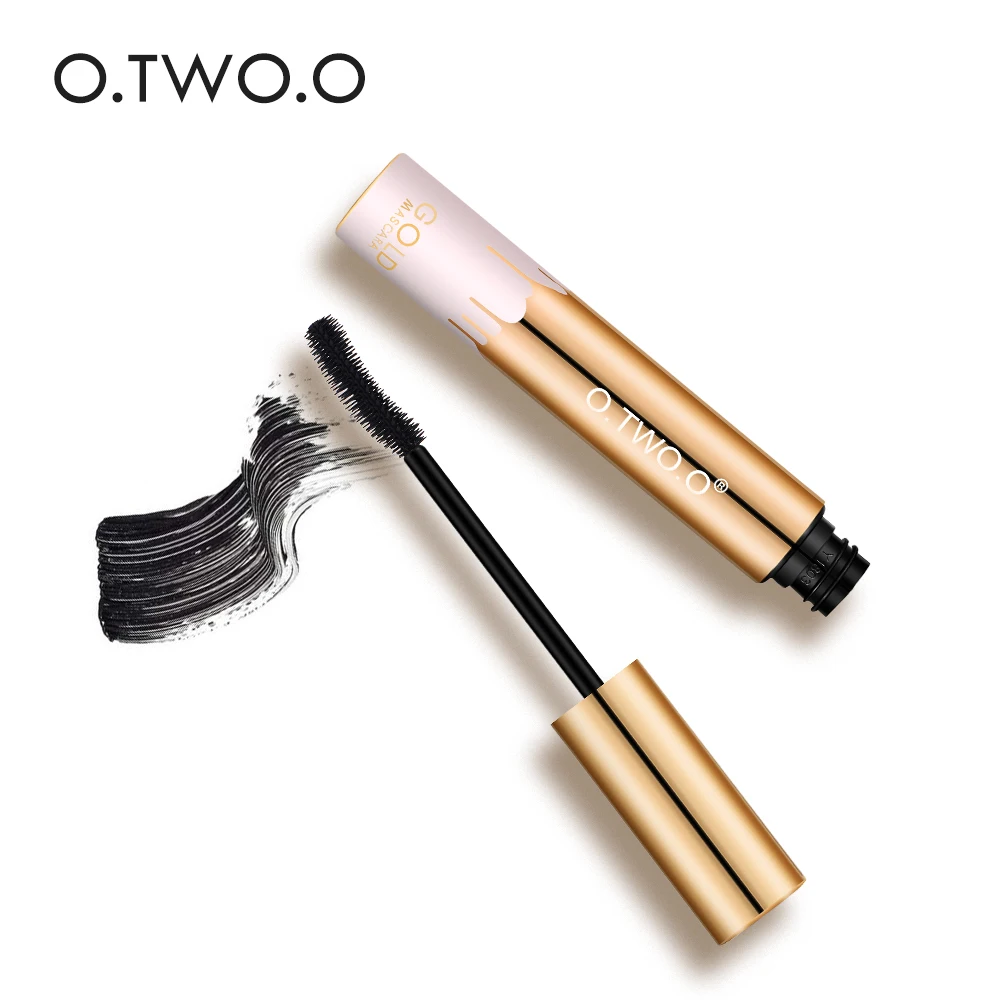 O.TWO.O Black Mascara Thick Curling Lengthening Quick Dry Mascara Eyelash Extension Brush Lash Beauty