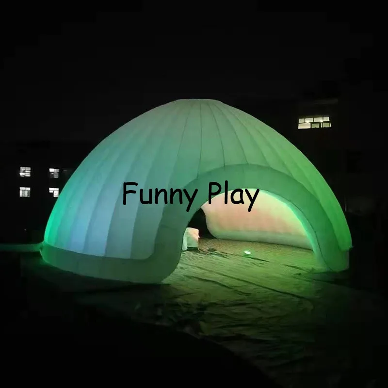 inflatable LED light Luna Inflatable dome buildings tent white inflatable igloo tent with led light inflatable luna dome tent