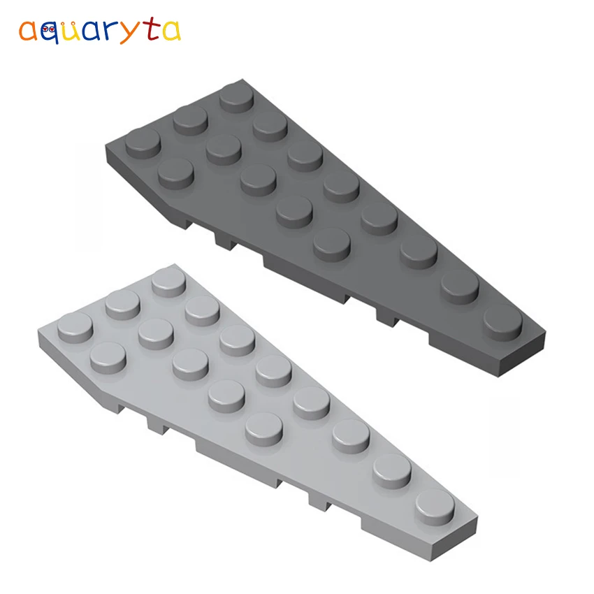 

Aquaryta 20pcs Plate Wedge 3x8（Right or Left）Building Blocks Part Moc Compatible 50304 or 50305 DIY Education Toys for Teens