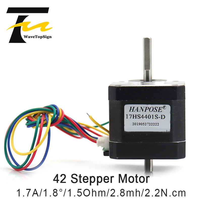 3D printer 4-lead Nema17 Stepper Motor 42 motor Nema 17 motor 42BYGH 1.7A 65oz.in 17HS4401S 17HS4401S motor for CNC XYZ