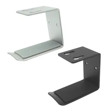 Colgador de auriculares de aleación de aluminio, soporte para auriculares de montaje en pared, soporte de exhibición de escritorio, gancho colgante, accesorios de estante para auriculares