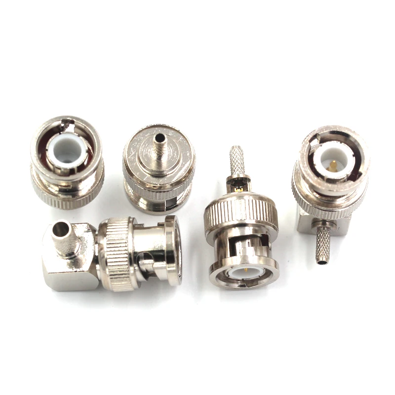 

10PCS/Lot Q9 BNC-J-1.5/3.0 JW Male/Female Adapter Plug Connector Crimp For RG316/RG58/RG142