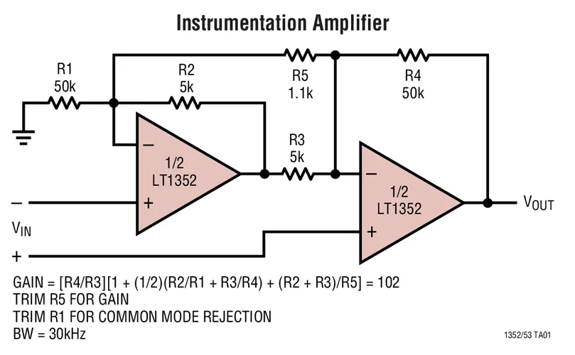 LT1352CS8 LT1352IS8 LT1352 - Dual and Quad 250μA, 3MHz, 200V/μs Operational Amplifier