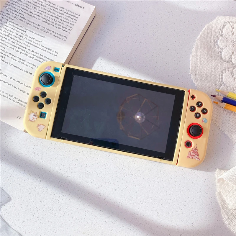 Nintendo switch用のかわいい保護シェル,ソフトtpu,nsゲームコンソール用の保護ケース