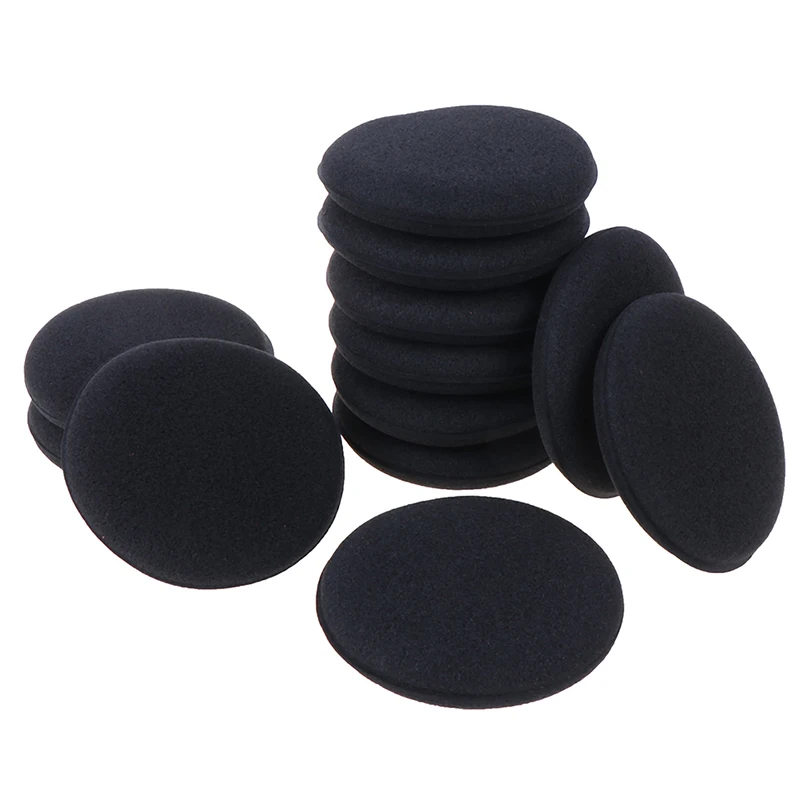 Car Foam Sponge 12Pcs Foam Sponge Wax Applicator Cleaning Detailing Pads Car Waxing Polish Car Home Care Cleaning black 10cm