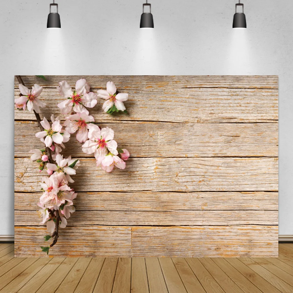 Laeacco الخشب الخلفيات ألواح مجلس زهرة الملمس الحيوانات الأليفة دمية صورة التصوير الخلفيات صورة المتصل ل استوديو الصور