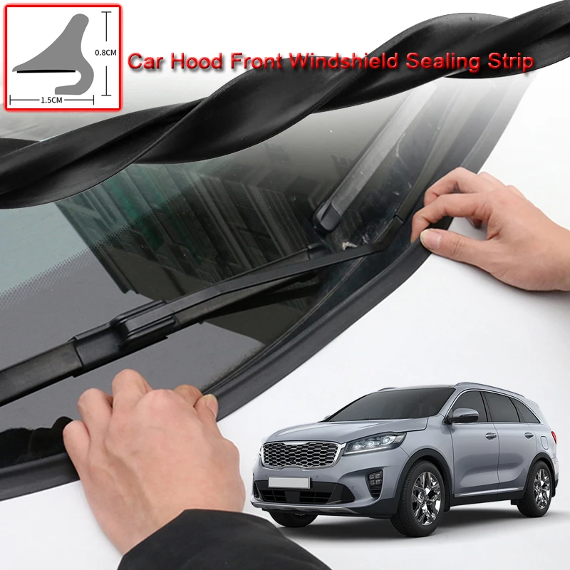 

For Kia Sorento 2010-2021 DIY Car Seal Strip Windshied Spoiler Filler Protect Edge Weatherstrip Strips Stickers Auto Accessories