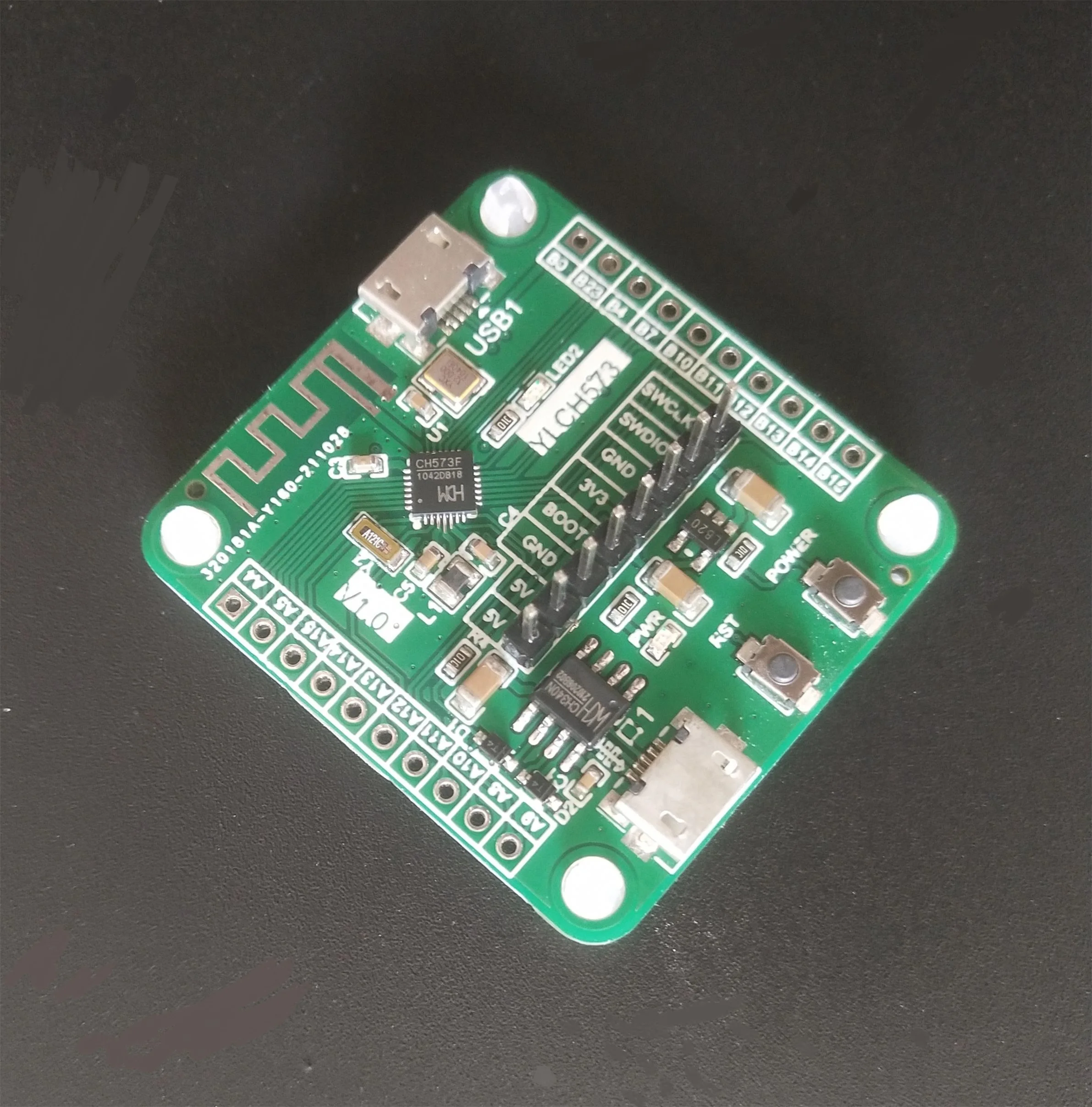 CH573F Ch573 BLE4. 2 Development Panel Evaluation Panel RISC-V USB Device/Hos