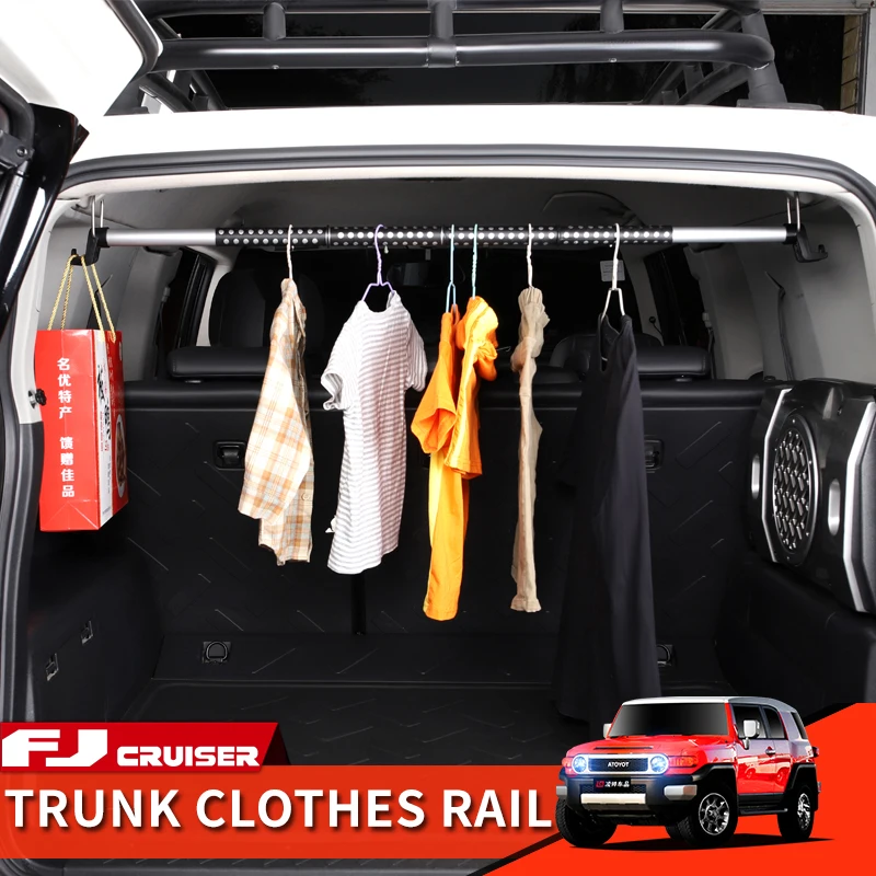 06-21 Year Toyota FJ Cruiser Accessories Interior Modification Trunk Off Road Multifunction Clothes Drying Pole