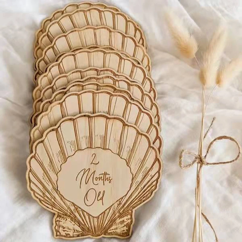 

15 шт., детская сувенирная карточка в форме ракушки