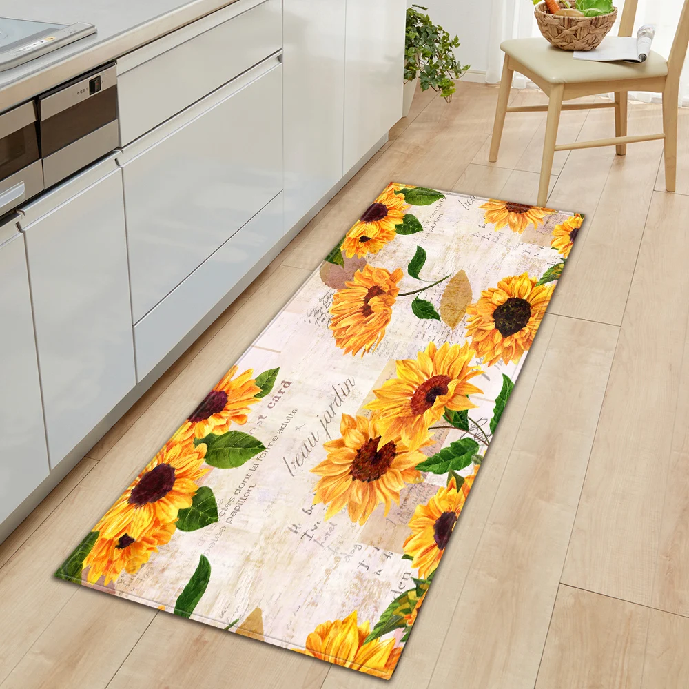 Alfombra antideslizante con patrón 3D para decoración del hogar, moderno felpudo largo para cocina, baño y sala de estar, decoración geométrica