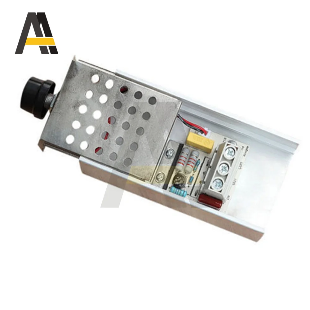 AC220V 10000W High Power Electronic Voltage Regulator Speed Controller SCR BTA10 Digital Display For Dimming Speed Thermostat