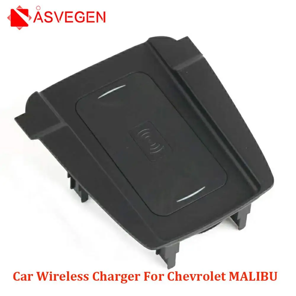 

Wireless Car Phone Charger For Chevrolet MALIBU 2017-2018 Fast Charging Case Plate Central Console Storage Box Acce