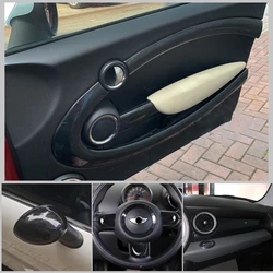 Car Door Tachometer Steering Wheel Decoration Sticker For MINI ONE Cooper JCW R55 R 56 R57 R58 R59 R60 R61 Interior Accessories