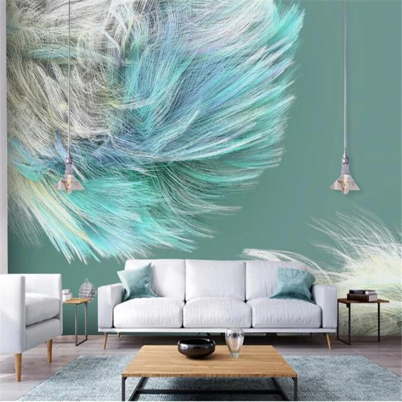 3D Mural Wallpaper Modern Minimalist Abstract Color Wave Line Background Wall Home Decor Living Room Bedroom Art Papel De Parede