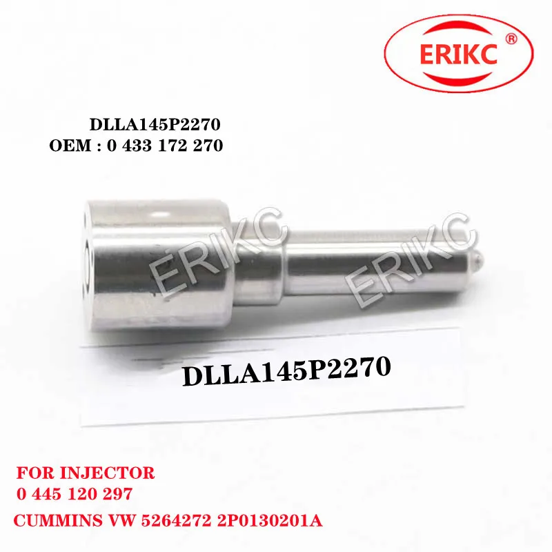 4PCS 0445120297 DLLA145P2270 Diesel Injector Nozzle Common Rail DLLA 145P 2270 0433172270 for CUMMINS VW 5264272 2P0130201A