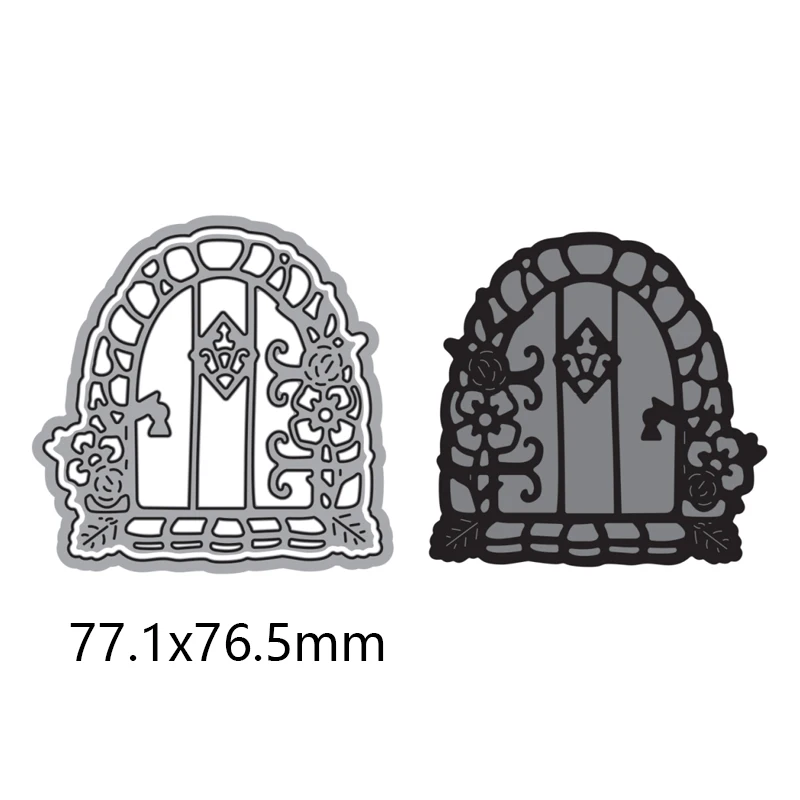 Door Frame Metal Cutting Dies For DIY Scrapbook Cutting Die Paper Cards Embossed Decorative Craft Die Cut New Arrival