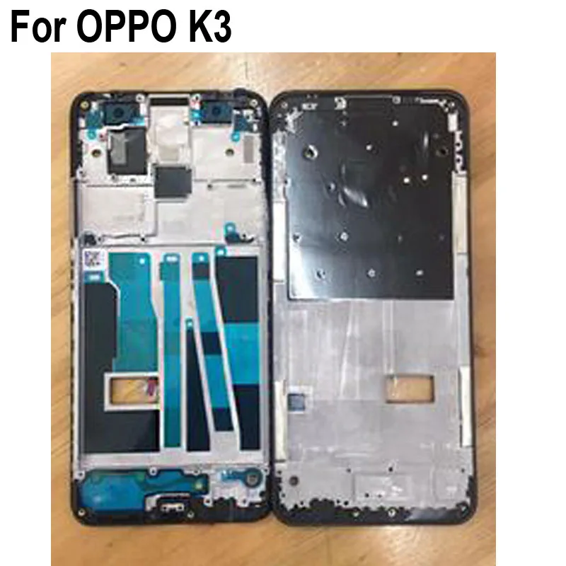 

Original LCD Holder Screen Front Frame For OPPO K3 k3 Housing Case Middle Frame No Power Volume Buttons OPPOK3 Repair Parts