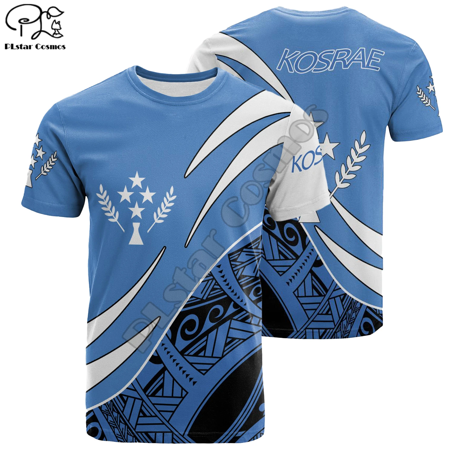 PLstar Cosmos Polynesia Kosrae Island New Fashion Men/Women T-Shirts 3d Printed Summer Short-Sleeve Top Streetwear Style-5 image 2
