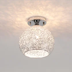 Plafoniere moderne a LED Creative luci a sfera in vetro decorazioni per la casa lampade da soffitto minimaliste per interni