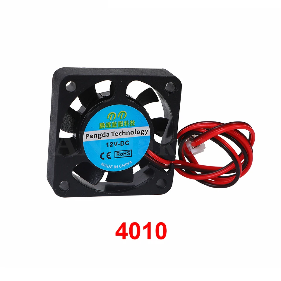 5015/4010/4020 12V&24V Cooling Turbo Fan Brushless 3D Printer Parts 2Pin For Extruder DC Cooler Blower Part Black Plastic Fans