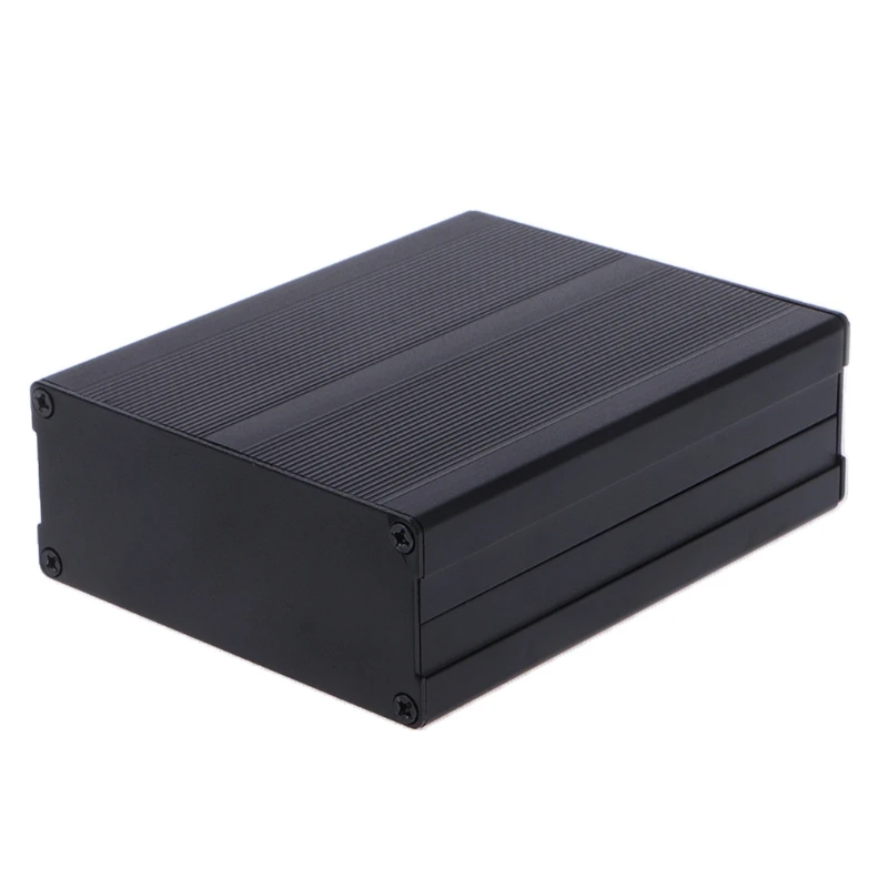 Aluminum Box Enclosure DIY Electronic Project Black Instrument Case 120x97x40mm B03E