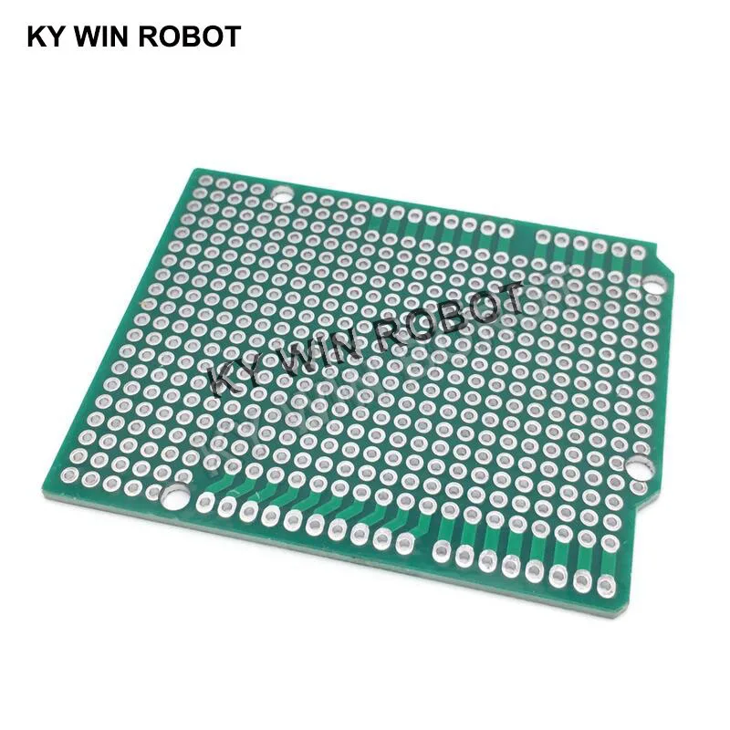 Prototipo de placa PCB para Arduino UNO R3, placa de escudo ATMEGA328P, Protoshield, bricolaje, FR4, 2,54mm, grosor de paso 1,6mm, 1 unidad