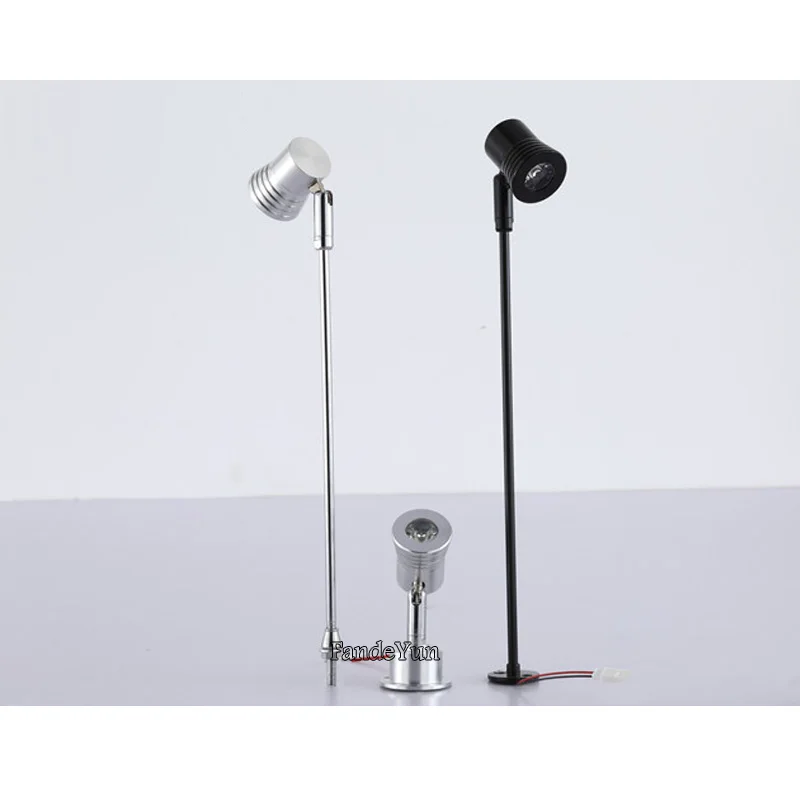 Możliwość przyciemniania reflektory LED Mini led sufitowe lampy w dół 1W 3W AC85-265v DC12V żarówki do szafki na ladę wizytówkę