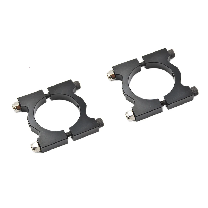 

2PCS Aluminum Alloy Thickened Pipe Clip 25/30/35/40/50mm Tubing Clamp Carbon Tube Fixed Seat Connector for RC Agriculture Drone