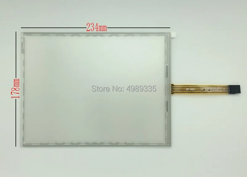 10.4 inch resistive touch screen ventilator medical industrial touch screen panel 234x178MM