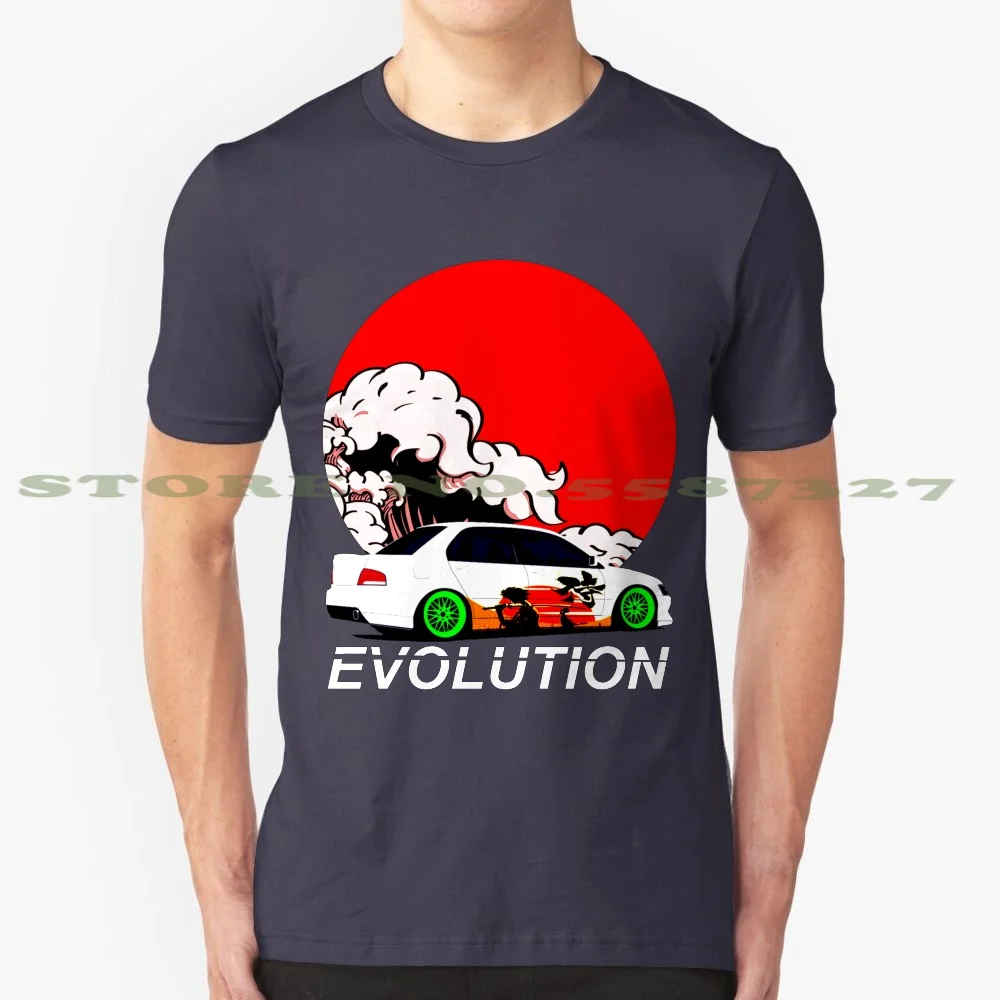 Lancer Evolution Viii 100% Cotton T-Shirt Lancer Evolution Viii Car Automotive Jdm Legend Racing Ralliart