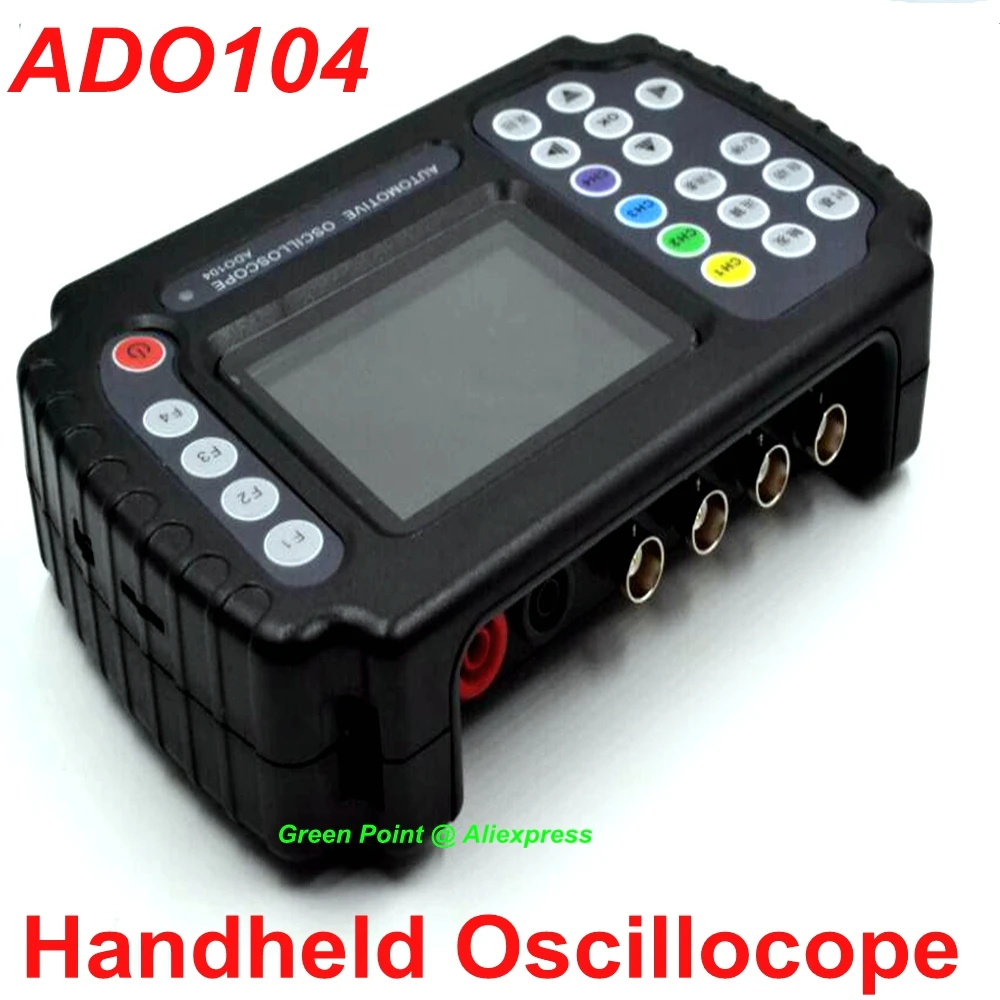 Jinhan-osciloscopio Digital de mano ADO104, multímetro 100MSA/s, 4 canales, reparación de automóviles, herramienta electrónica profesional