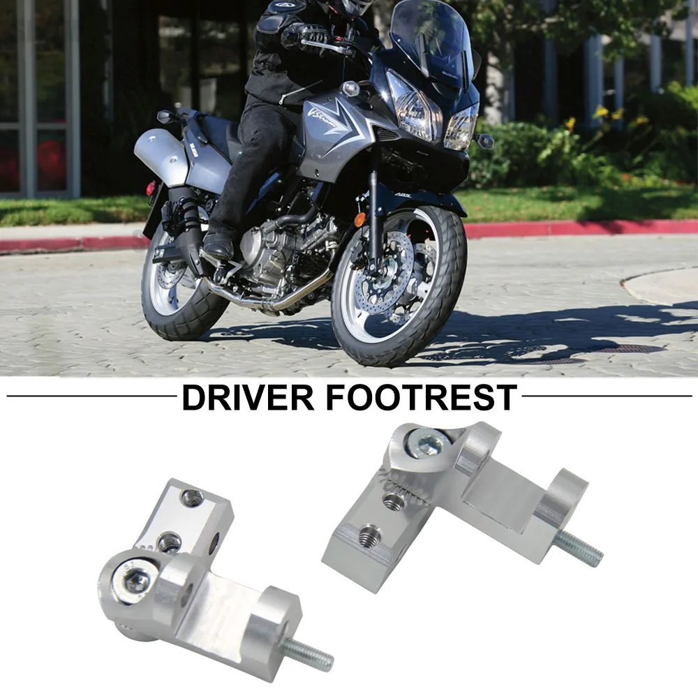 NEW Motorcycle For Suzuki DL 650 V-Strom Foot Peg Passenger Footpeg Lowering Kit DL1000