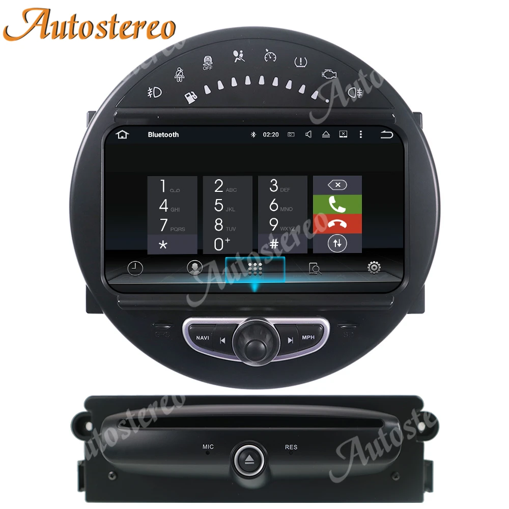 Android 10 Car GPS Navigation DVD Player For Mini Cooper 2006-2013 Touch Screen Head Unit Multimedia Player Radio Tape Recorder