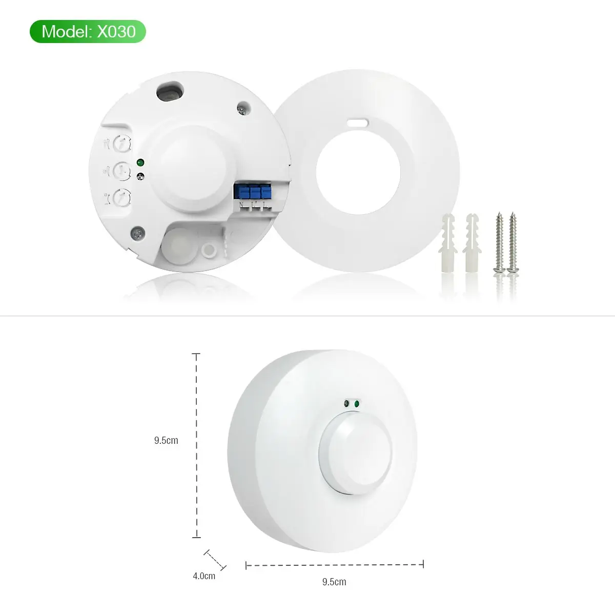 Sensky-Sensor de Radar para microondas, Detector de movimiento, interruptor de luz LED para iluminación led, 220V, 800W