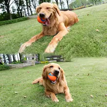 Squeaky Rubber Dog Toy for Outdoor Play #2