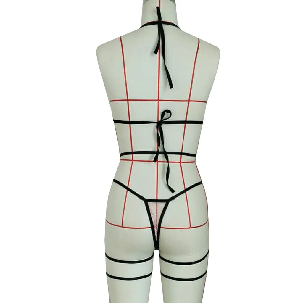 ملابس داخلية مثيرة من الدانتيل ملابس داخلية شفافة من خلال حمالة صدر ملابس غريبة ملابس الجنس الإباحية الكبار ملابس داخلية مجوفة ملابس يمزح