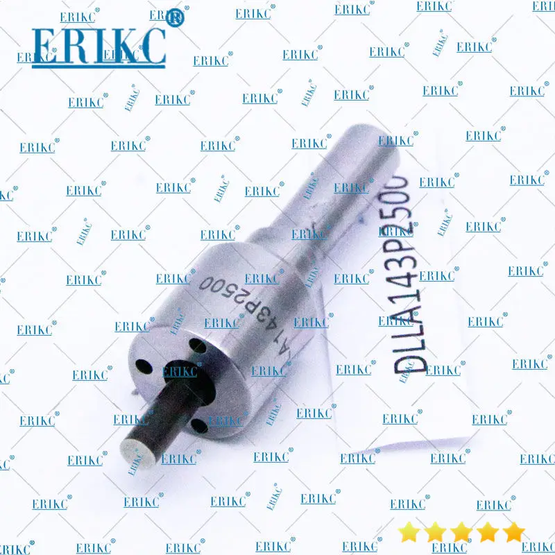 

ERIKC новая Форсунка DLLA 143P2500 с черной иглой DLLA 143 P 2500 ( 0433172500) Форсунка инжектора DLLA 143 P 2500 для 0445120160