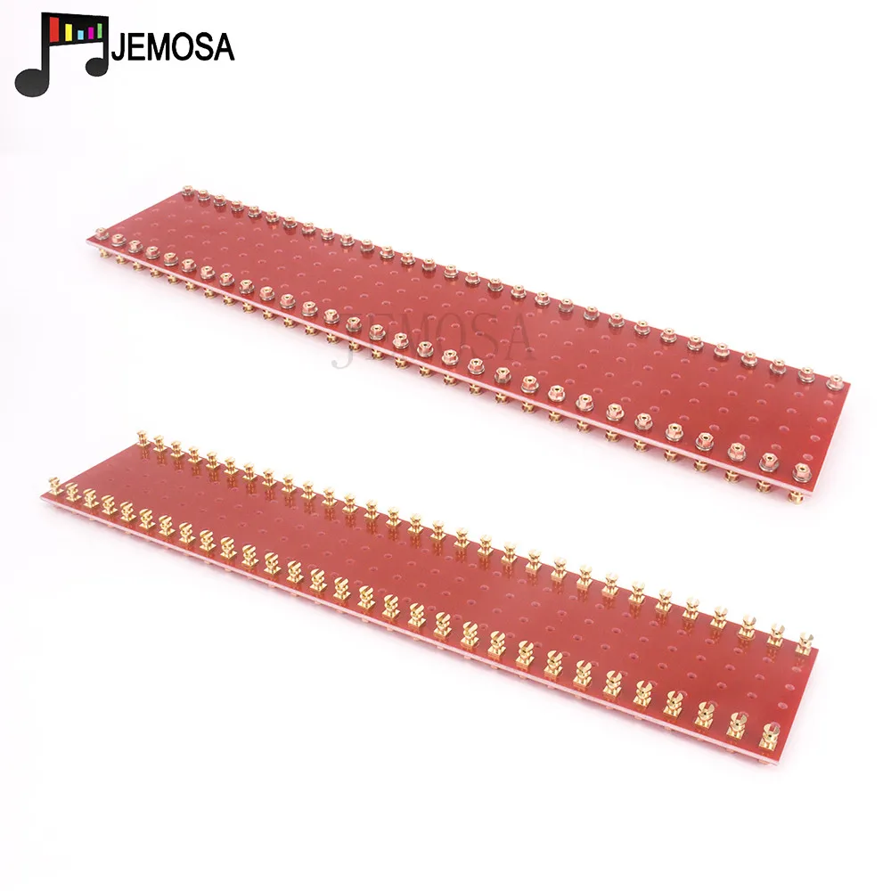 Tablero de torreta de 60 postes, tablero de etiqueta de Terminal de tira artesanal, tablero de tortilla para amplificador de tubo de vacío de Audio Hifi, Kit DIY de 300x60x2mm, 1 unidad